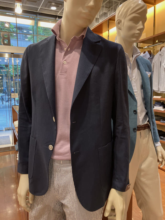 ＜BARBA＞ 別注ジャケット ＆ ＜MORGANO＞別注ポロシャツ ＆ ＜ROTA＞