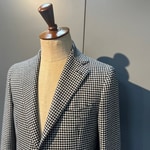 〈TAGLIATORE〉houndstooth jacket