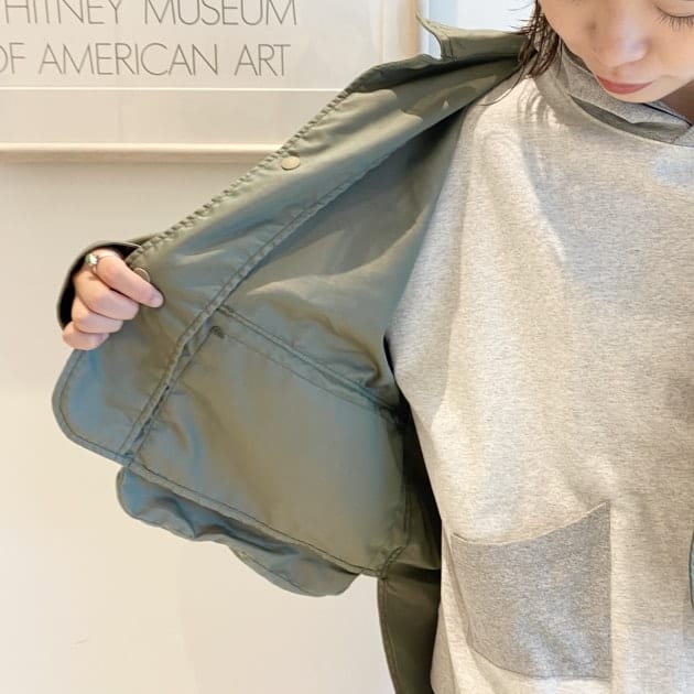 Amazon | [ビームスボーイ] ブルゾン シャンブレー ギャバ