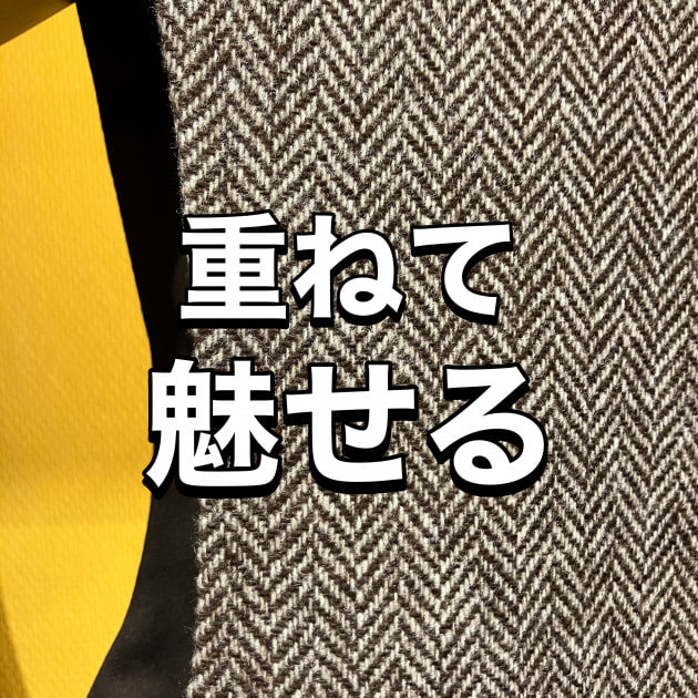 今年はジレ 使ってみましょうか