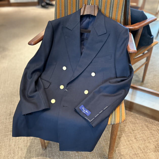 9/21削除します！　スローブイエナ　キンボタンダブルジャケット　紺ブレ　38 SLOBE IENA（スローブイエナ）の「金ボタンダブルジャケット◇（その他