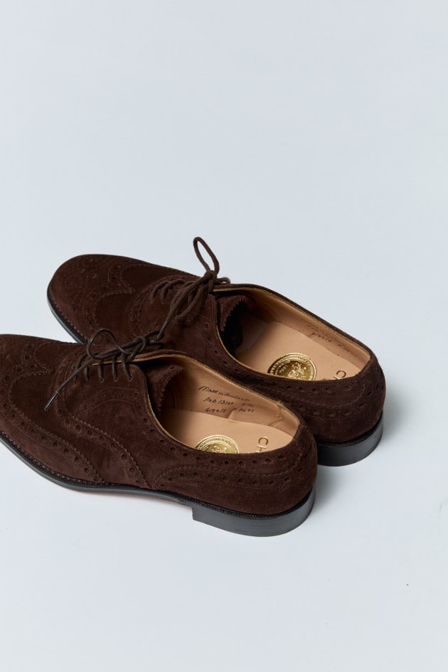 先見せエーダブ〜〈CHEANEY〉スエードフルブローグ〜｜BEAMS F