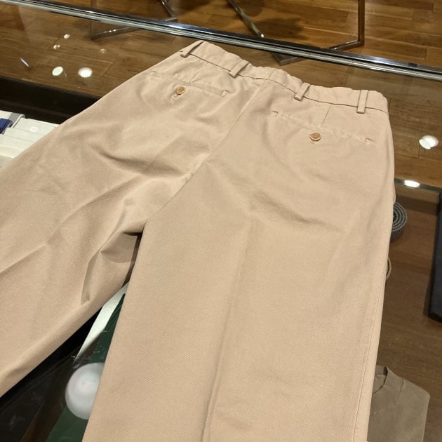 NEW ARRIVAL】＜ATELIER ZINS＞コットンツイル ワイドスラックス