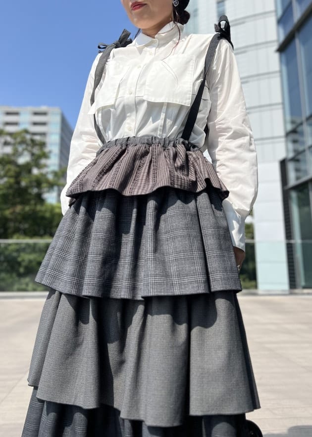 TORI-TO×BEAMS BOY☆フリルレースクルーネックスウェット美品