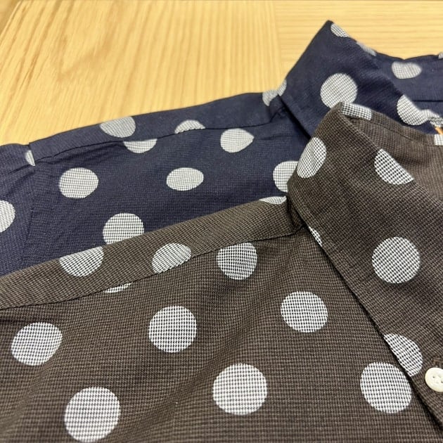 HIROSHIMA PLUS レコメンド “オーバープリントのドットシャツ
