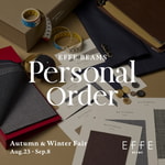 【EFEE BEAMS Personal Order】〜ボタン選び〜