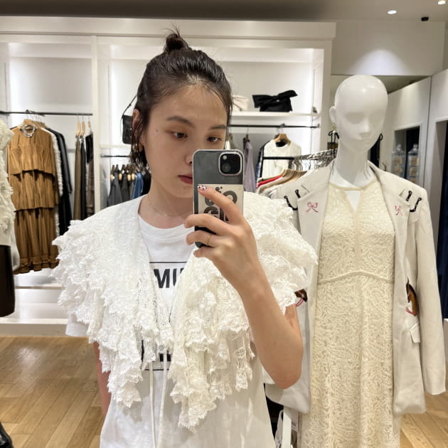FUMIE=TANAKA / mesh frill OP | JURK TOKYO