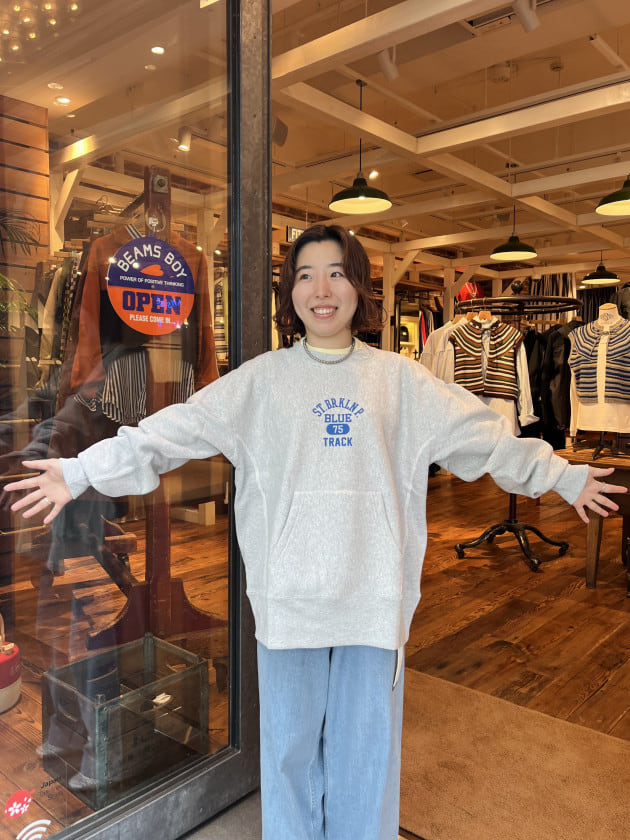 Champion〉別注、ミニロゴスウェット！｜ビームス ボーイ 原宿