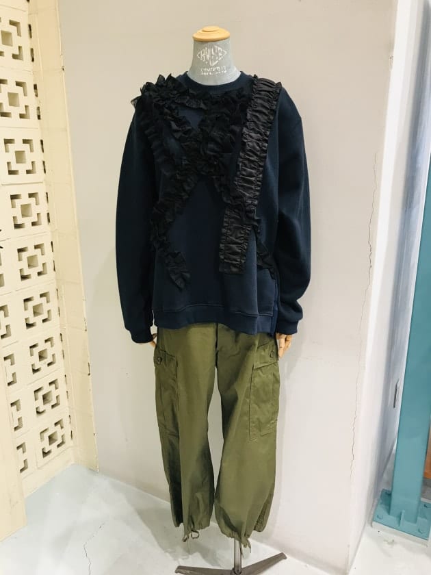 今季完売1回のみ着用BEAMS BOYTORI-TO／別注コラージュ スウェット