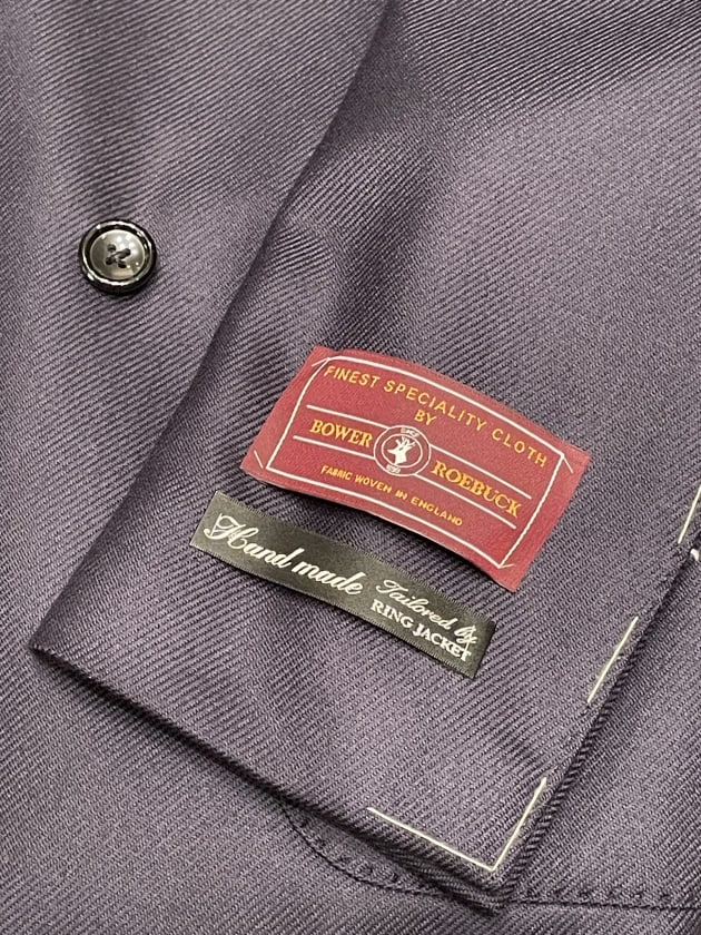 BEAMS F / BOWER ROEBUCK 6ボタン ダブルブレステッド48 BEAMS F〉プレス内覧会で目を引いたダブルブレステッドスーツを