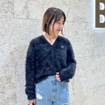 ふわふわシャギーニット