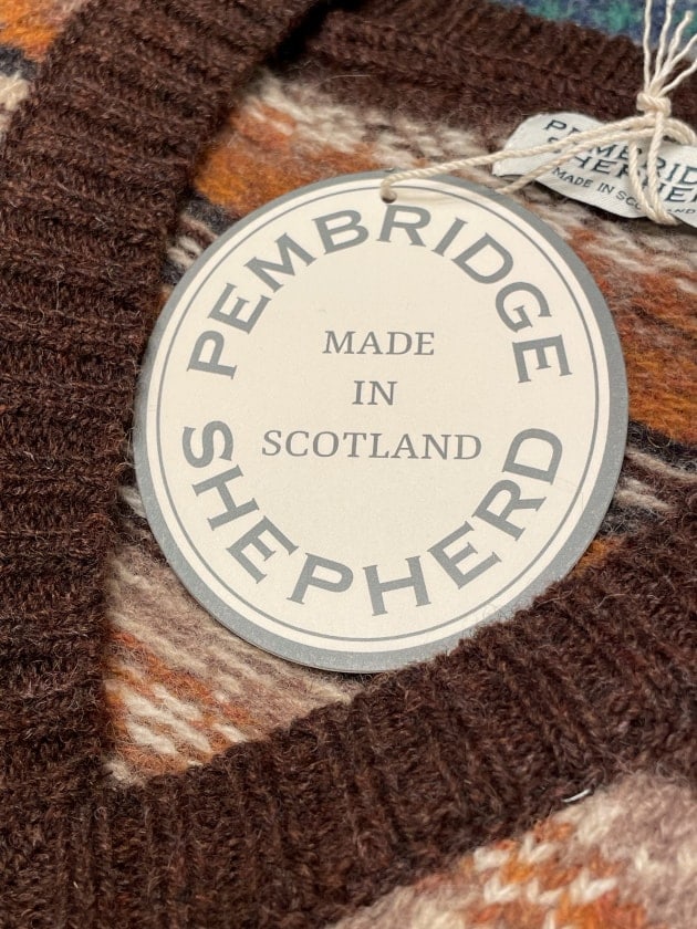 ＜PEMBRIDGE SHEPHERD＞FAIRISLE VEST