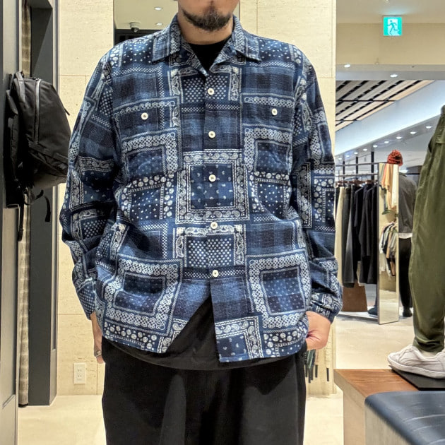 【美品】ブラームス ベルテッドジャケット インディゴ 羽織 M〜L相当 KENNETH FIELD｜ビームス 熊本｜BEAMS