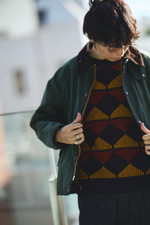 BEAMS F（ビームスF）HANDMADE FOX BROTHERS ミックスファブリック