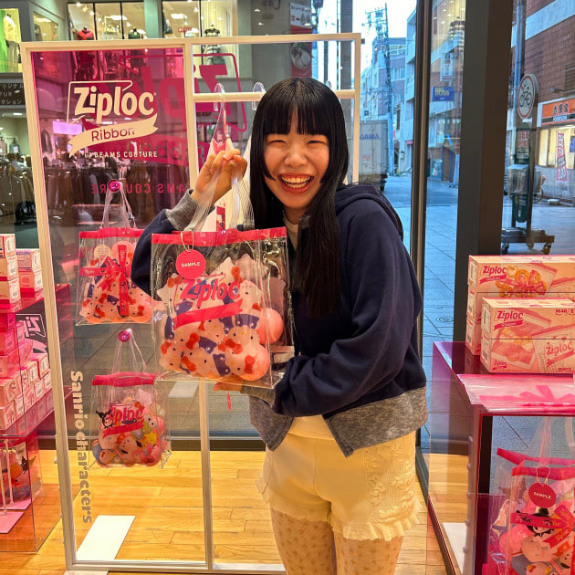 Sanrio characters × Ziploc®︎ × BEAMS COUTURE】トリプル
