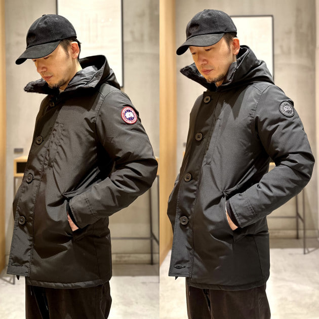 何が違う？赤ワッペンと黒ワッペン【CANADA GOOSE / Jasper Parka】｜ビームス 川崎｜BEAMS