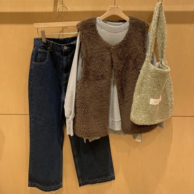 タグ付き 未使用品　BEAMS ボアベストセット　モッズコート BEAMS OUTLET｜ボアベスト付き モッズコート (セットアイテム