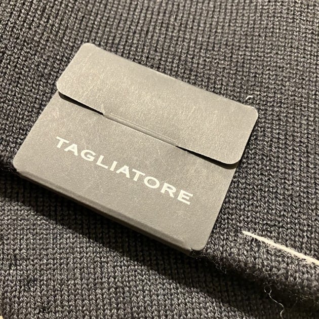 ＜TAGLIATORE＞ミックスファブリック ソリッドジャケット