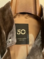 〈CINQUANTA〉ブランドを代表するダブルライダースジャケット。