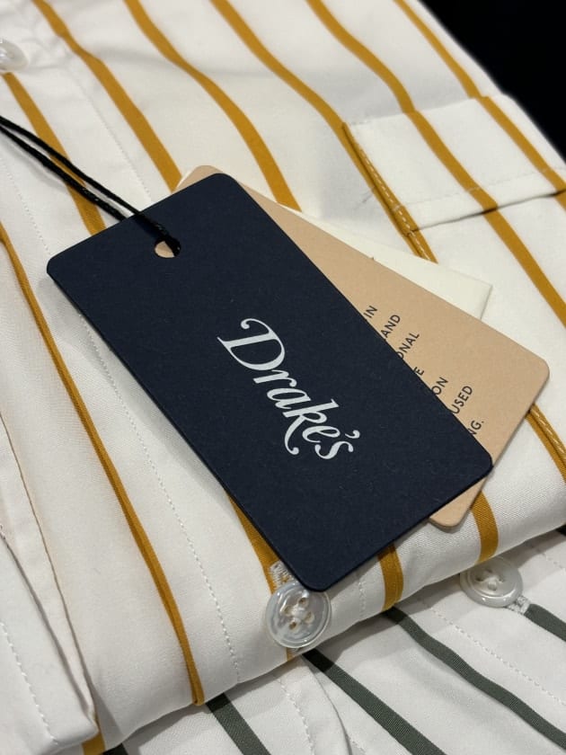 ＜Drake's＞ COLOR STRIPE