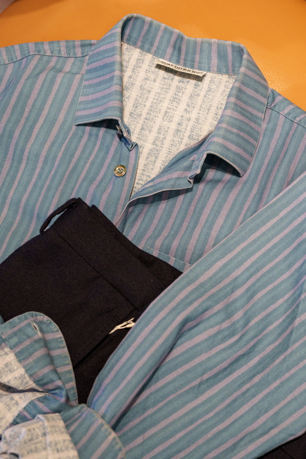 一点ものストライプシャツ＜Stripes & Colors ~Marimekko with