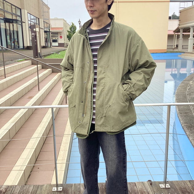 ライナー付きで、長い期間着用可能なモッズコート！