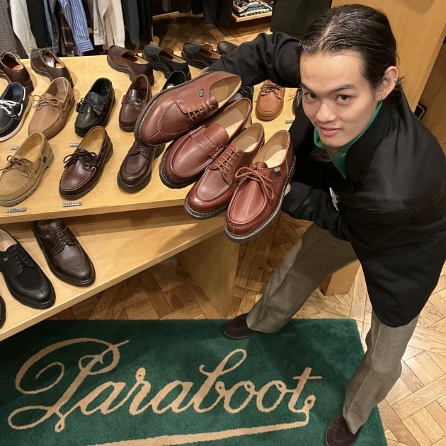 "Paraboot TRUNK SHOW"よりどりみどりなマロンの季節