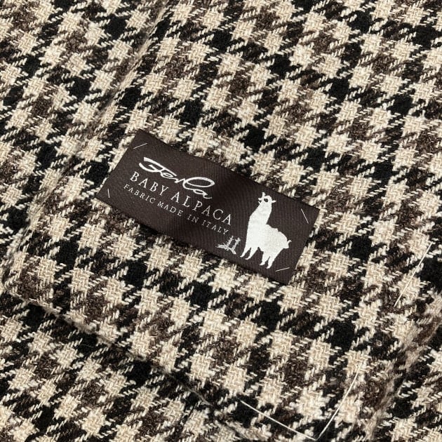 ＜Brilla per il gusto＞ミックスファブリック ガンクラブジャケット