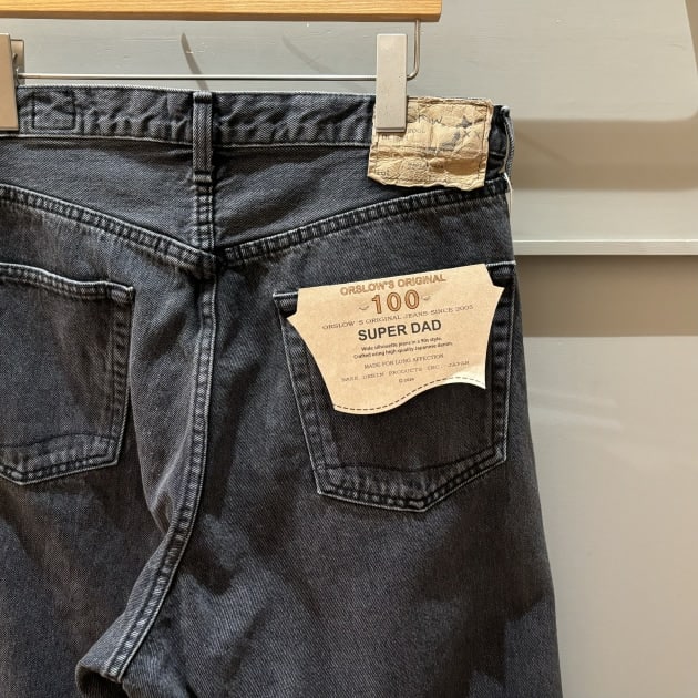 入荷情報、BEAMS 別注 orSlow SUPER DAD'S FIT BLACK Collection 入荷情報、BEAMS 別注 orSlow SUPER DAD'S FIT BLACK Collection