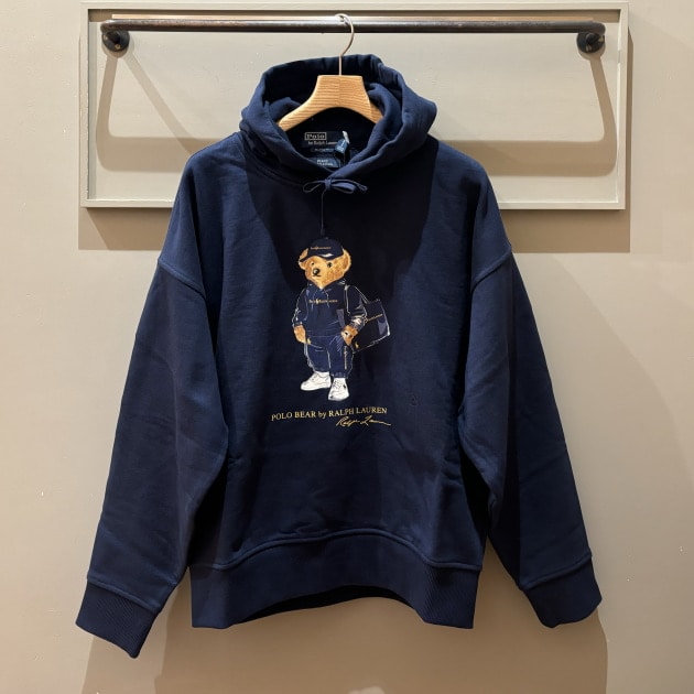 Polo by Ralph Lauren BEAMS限定 パーカー ネイビー 10/25(金)発売、別注 POLO RALPH LAUREN、『Navy and Gold Logo