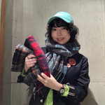 チェックマフラー来ましたよ♡