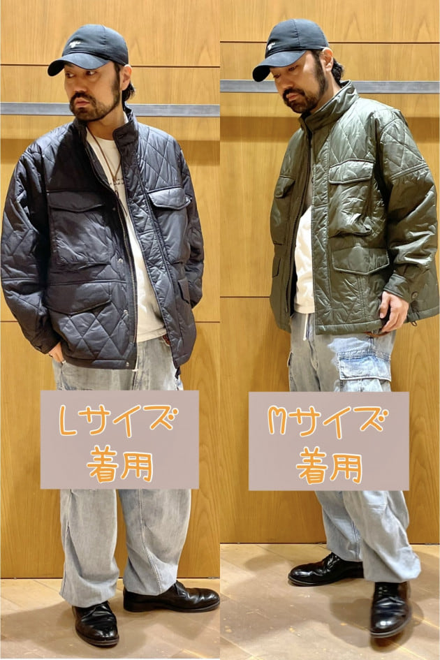 ミリタリー/アウトドア好きの堂下から〈キルティングブルゾン〉をご紹介♬｜ビームス アウトレット 札幌北広島｜BEAMS