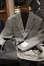 BEAMS F（ビームスF）CANONICO ウールサージ 1プリーツ