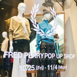 FRED PERRY pup up!!!