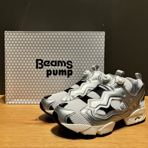 11/2(土)発売、Reebok × BEAMS 別注INSTAPUMP FURY silver】｜ビームス 大宮｜BEAMS