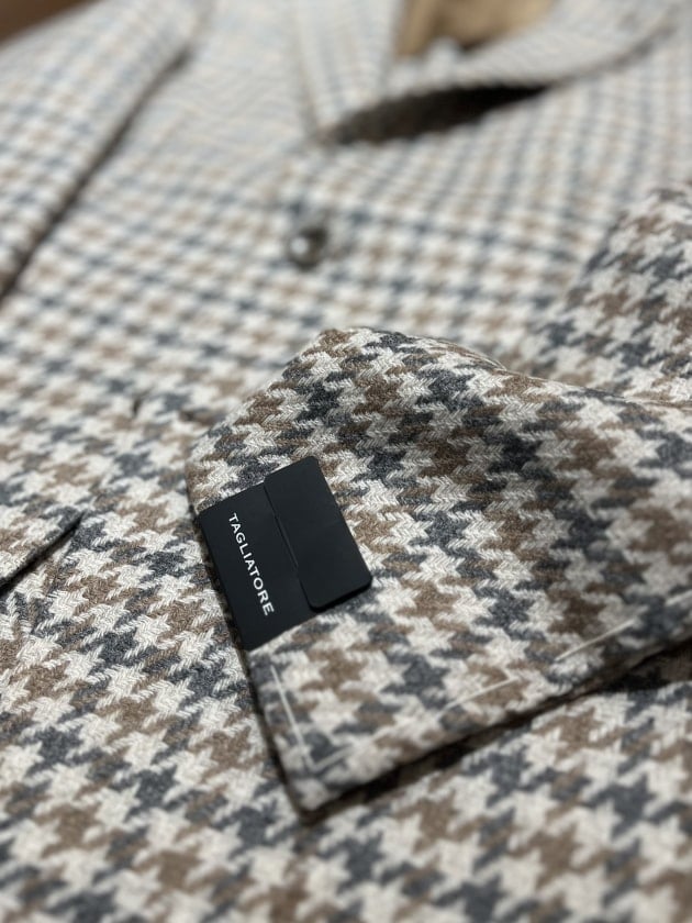 タリアトーレ⭐️48⭐️モノクロガンクラブチェック⭐️新型モンテカルロ⭐️グレー現行ロゴ タリアトーレ⭐️48⭐️モノクロガンクラブチェック⭐️新型