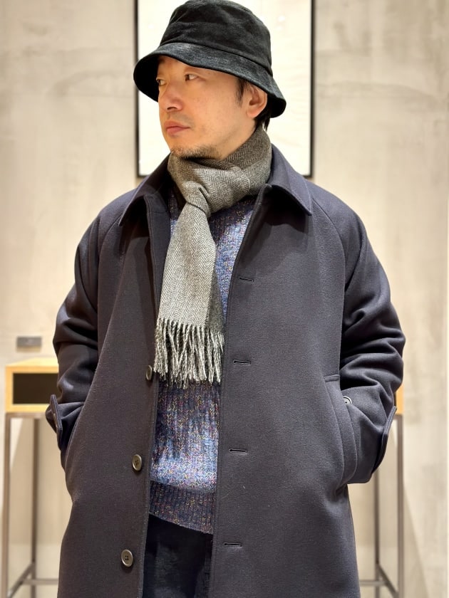 RAF SIMONS グレー マフラー ヴィンテージ