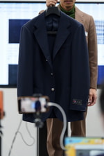 BEAMS F（ビームスF）EASY DI PRAY シルクウールミックス ヘリンボーン