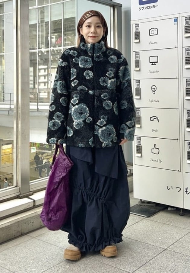 ⭐︎値下げ中⭐︎ビームス ロングコート BEAMS HEART（ビームス ハート）スタンドカラー コクーン ロング