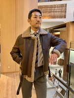 〈CINQUANTA〉スタッフ川口もオススメなムートンジャケットが今なら…。