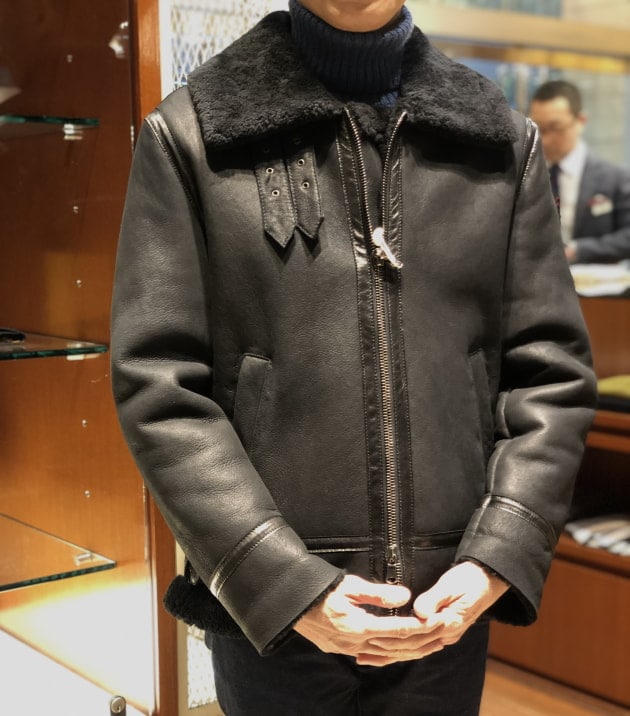QUATTROCCHI＞ イタリア製で税抜14万円のムートン：アウター