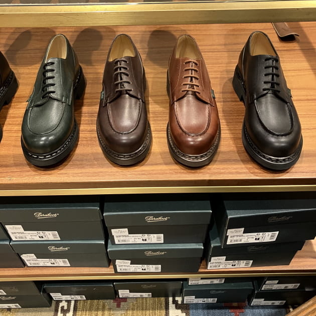 緑で鹿の〈Paraboot〉｜ビームス 二子玉川｜BEAMS