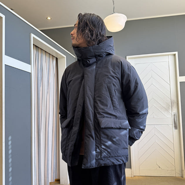 未使用　ビームス　河田フェザー　ステンカラー　ベスト　マウンテンパーカー　ダウン 未使用 ビームス 河田フェザー ステンカラー ベスト マウンテン