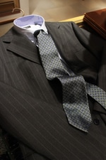 BEAMS F(ビームスF)MARZOTTO ウール チョークストライプ BEAMS F(ビームスF)MARZOTTO ウール チョークストライプ