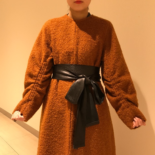 RBS オレンジブラウン ロングコート