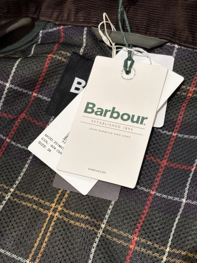 ＜New Arrival＞BARBOUR