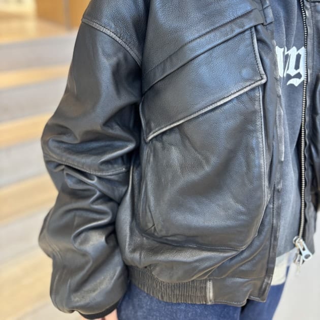 ユーズド加工 レザー ショートブルゾン》NANAMI Blog!…#17｜ビームス