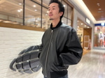 【予約必須】ユーズド加工レザージップブルゾン