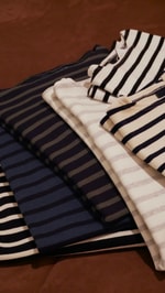＜SAINT JAMES＞OUESSANT ボーダー ボートネック Tシャツ