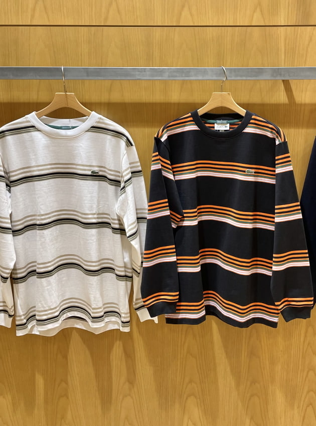 アウトドア/ミリタリー好きの堂下から【ラコステのロンT】をご紹介です
